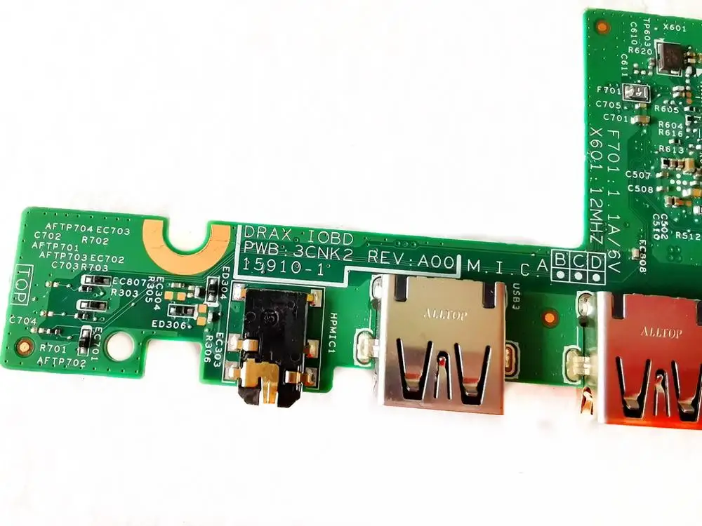 Оригинальный Для DELL Inspiron 11 3168 звуковая плата USB доска ПРБ 3CNK2 15910 1 испытанное