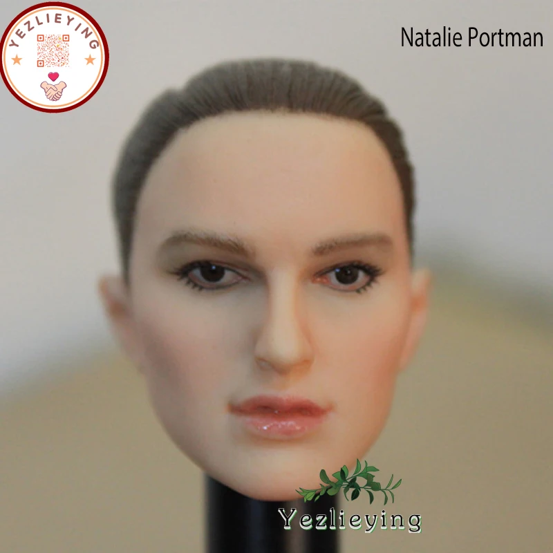 

Headplay 1/6 Female Head Sculpt HP-0028 Natalie Portman Women Head Carving Model Fit 12"Action Figure Doll Body Toys HP-0028