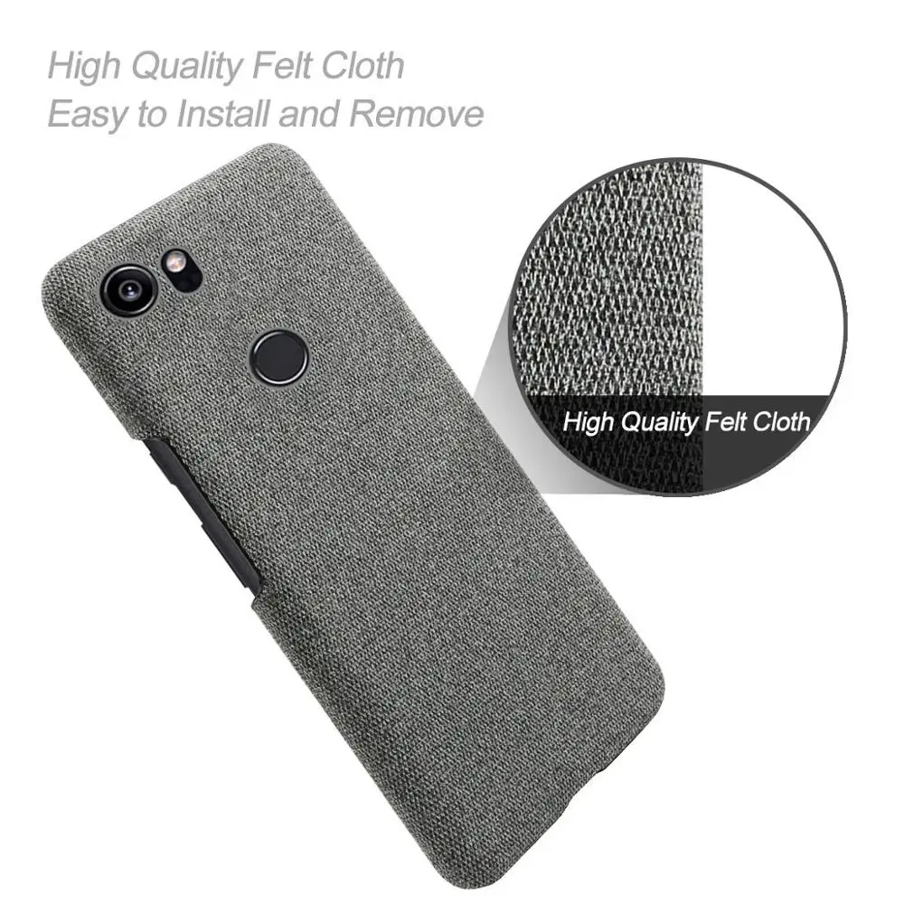 For Google Pixel/Pixel XL Case Retro Woven Fabric Cloth Slim Anti-scratch Hard PC Back Cover Pixel 3A Shockproof | Мобильные