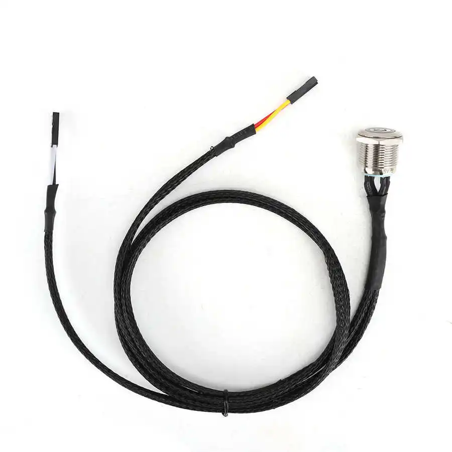 ПК компьютер кабель питания хост переключатель вкл/выкл кнопка Светодиодный