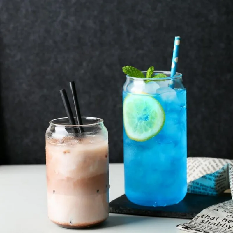 Чистая красная Инс стильная креативная стеклянная Кола молочный чай кофейная