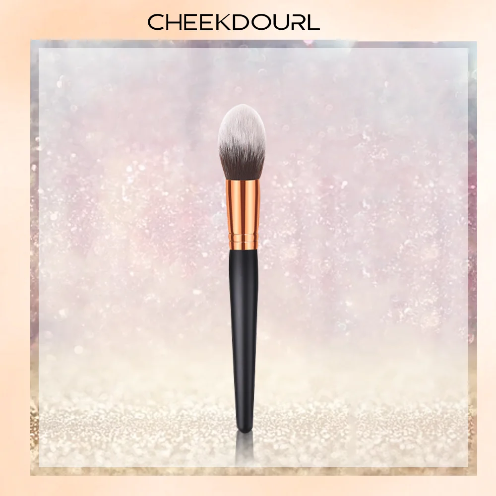 

CHEEKDOURL Single Black Blush Brush Professional Cosmetic Brushes Set Face Contour Brush Eye Shadow Lip Brush Beauty Makeup Tool