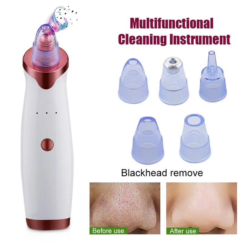 

Electric Blackhead Remover Vacuum Face Ance Pore Cleaner Vacuum Skin Care Suction Pimple Clean Skin Scrubber Black Head Remover