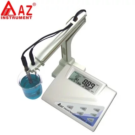 

AZ86505 Multiparameter Water Quality Monitor Detector For TDS Tester Benchtop PH ORP TDS Conductivity Salinity Tester Meter US
