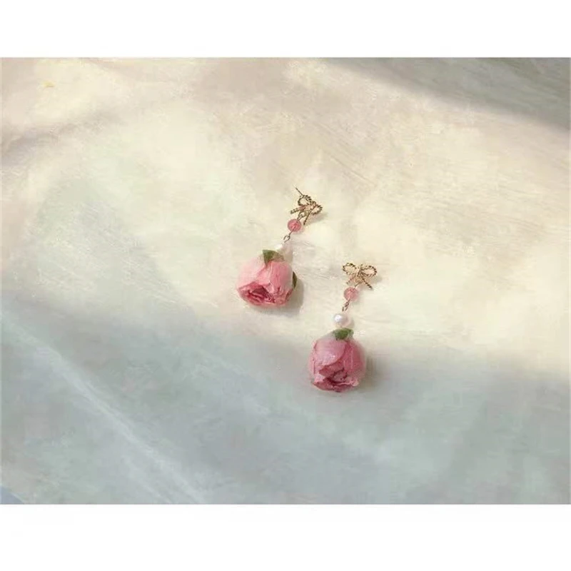 customized earings fringe earrings womens in jewelry for girls Vintage rose handmade |