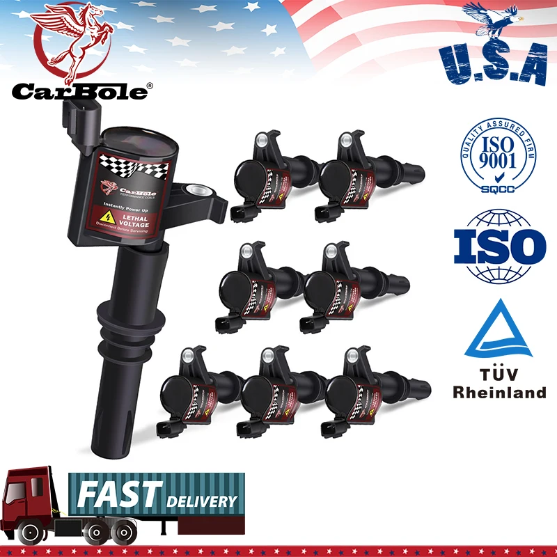 8 упаковок катушек зажигания DG511 2004 2005 2006 2007 2008 для FORD F-150 4.6L 5.4L V8 Triton
