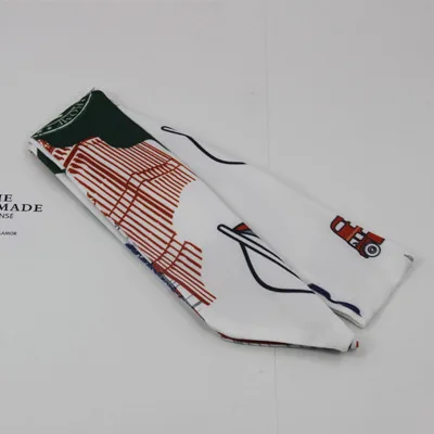 

Hand-printed Rabbit Ears Hair Band Wire Bow Headdress Literary Retro Headdress Headband