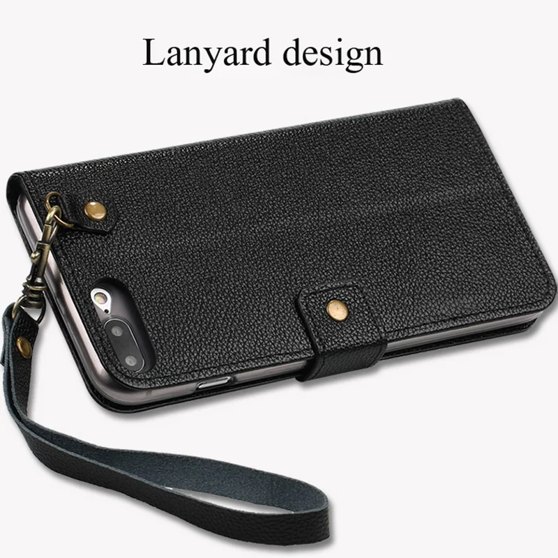 

Leather Flip Phone Case For Samsung Galaxy Note 4 5 7 8 9 10 Plus case Cowhide Litchi Texture Card slots Cover
