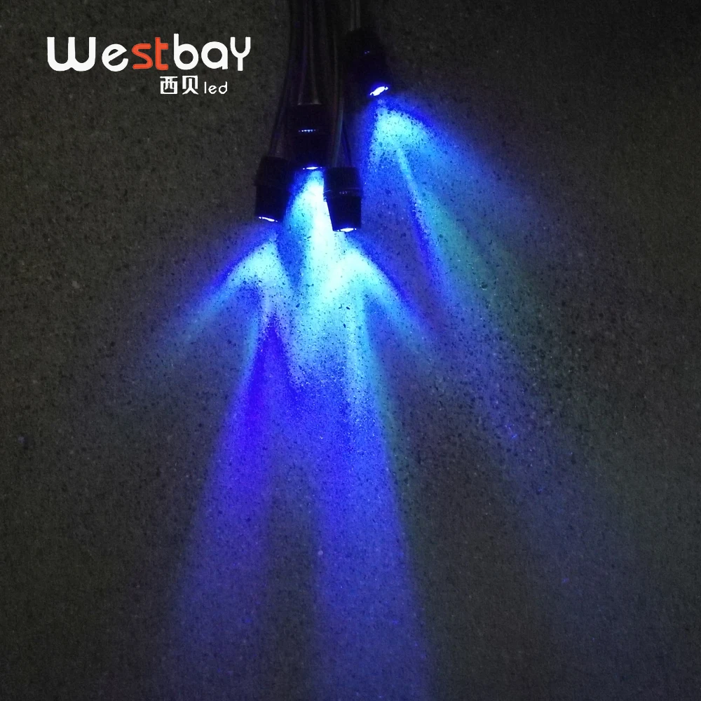 Westbay светодиодный светильник из оптического волокна, регулируемый светильник ness 2 Вт, RGB оптический волоконный светильник, двигатель для украшения автомобиля, Рождество