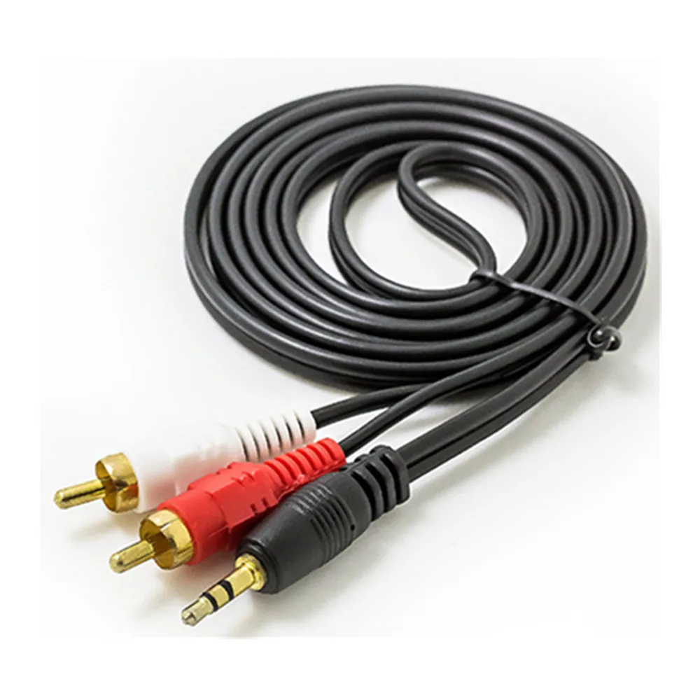 Аудиокабель Stereo3.5 до 2RCA аудио кабель адаптер 1 5 м/5 футов разъем сплиттер для DVD TV PC
