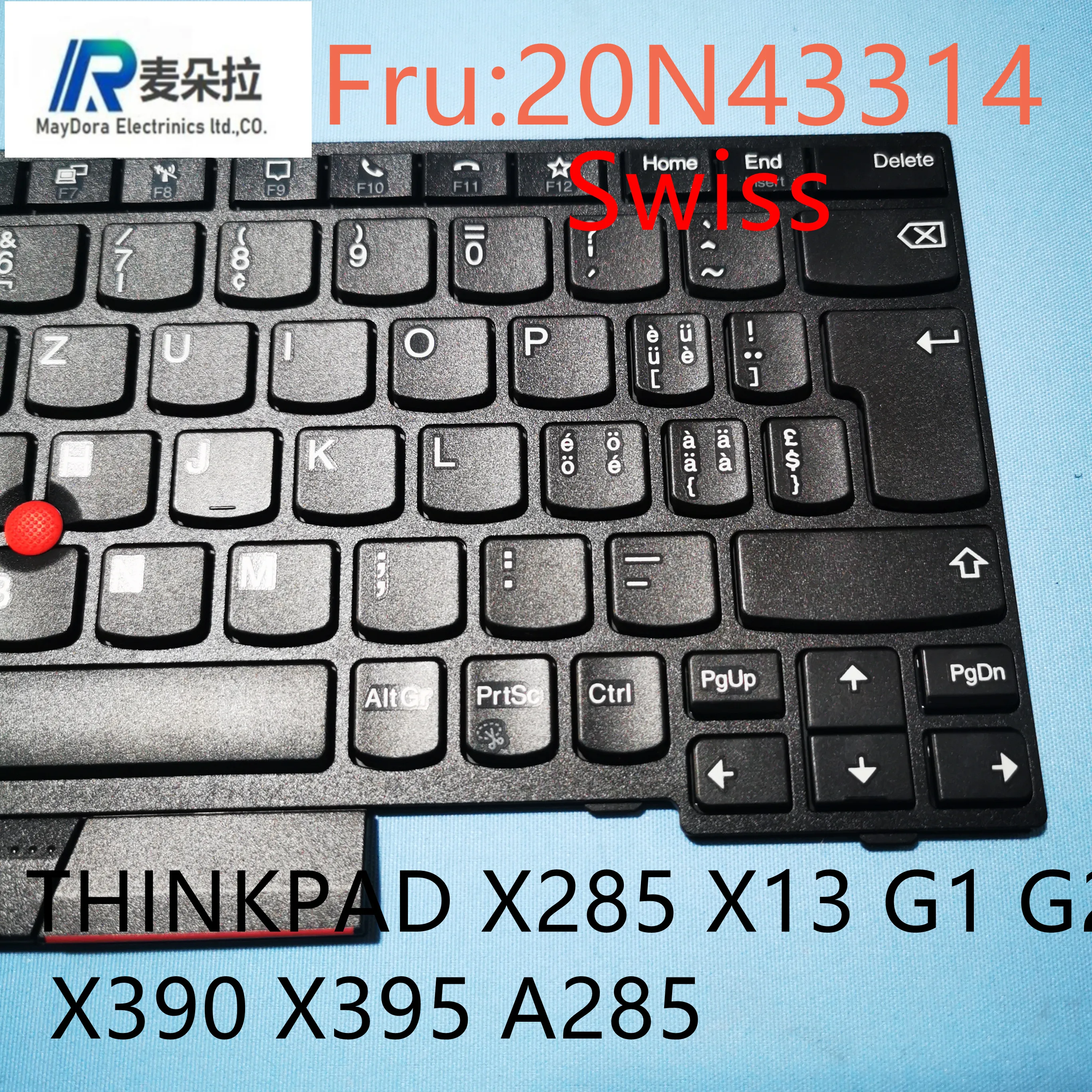 Швейцарская Клавиатура для ноутбука LENOVO THINKPAD X13 G1 G2 X285 X280 X390 X395 A285 20N43314 |