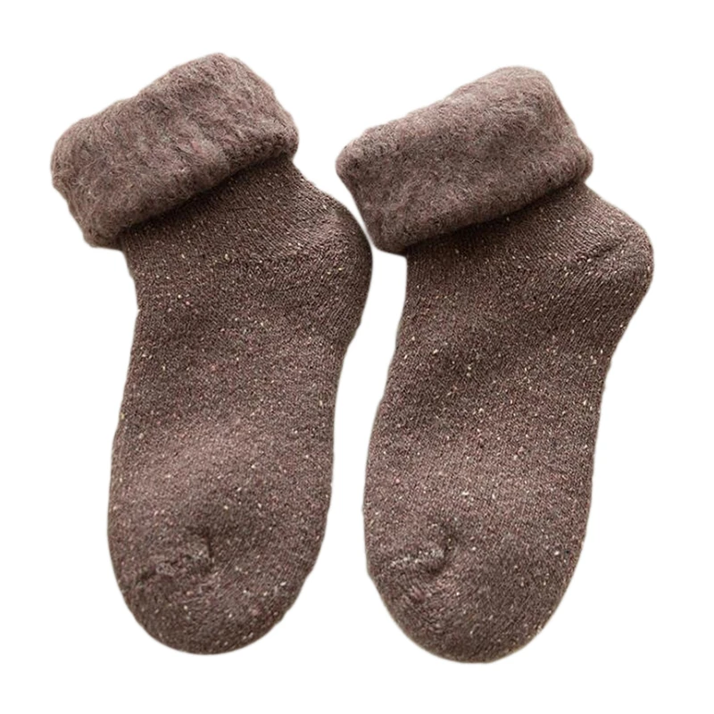 

New Winter Wamer Women Thicken Thermal Wool Cashmere Snow Socks Seamless Terry Boots Floor Sleeping Socks For Mens