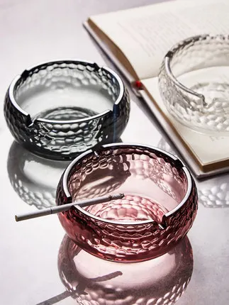 

Nordic Fashion Crystal Glass Ashtray Home Office Cigar Ash Tray Creative Gift Luxury Crystal Ashtray For Home