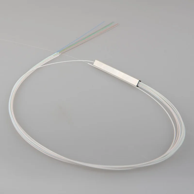 100 шт./лот 0 9 мм стальная трубка волоконно-оптический ПЛК сплиттер 1x8 без разъема