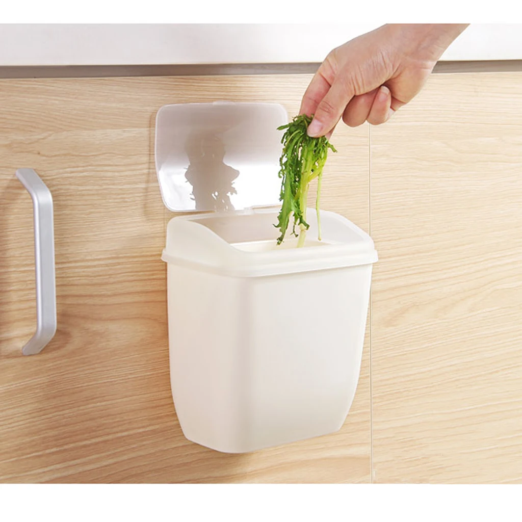 Настенный пластиковый шкаф кухонная подвесная корзина для мусора мусорная