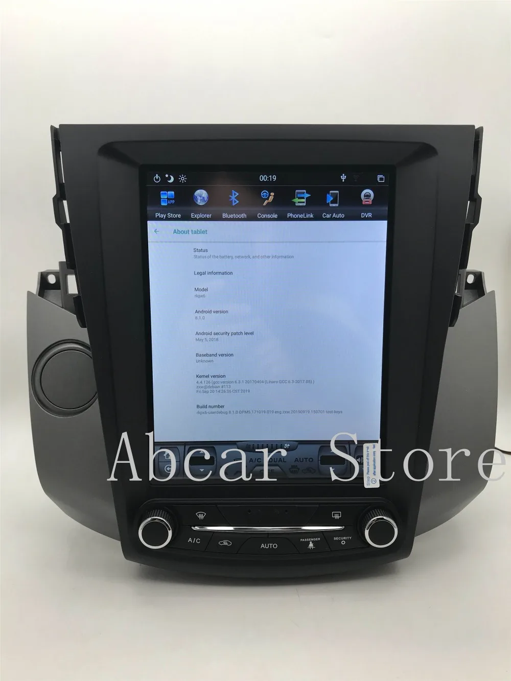 10,4 ''Tesla стиль Android 8,1 автомобильный dvd-плеер gps навигация для Toyota RAV4 RAV 4 2006-2012 PX6 CARPLAY стерео Мультимедиа Радио