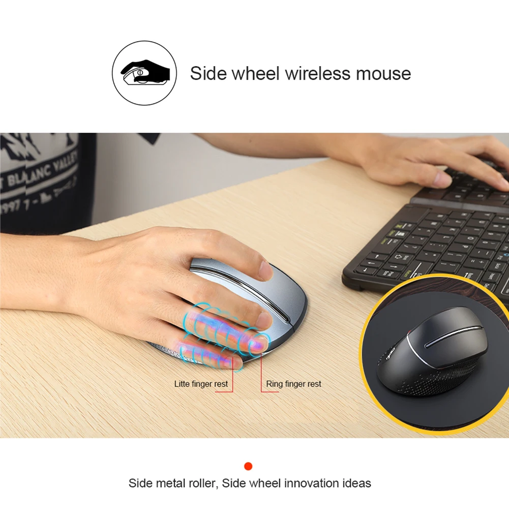 Перезаряжаемая беспроводная мышь USB приемник скользящая компьютерная