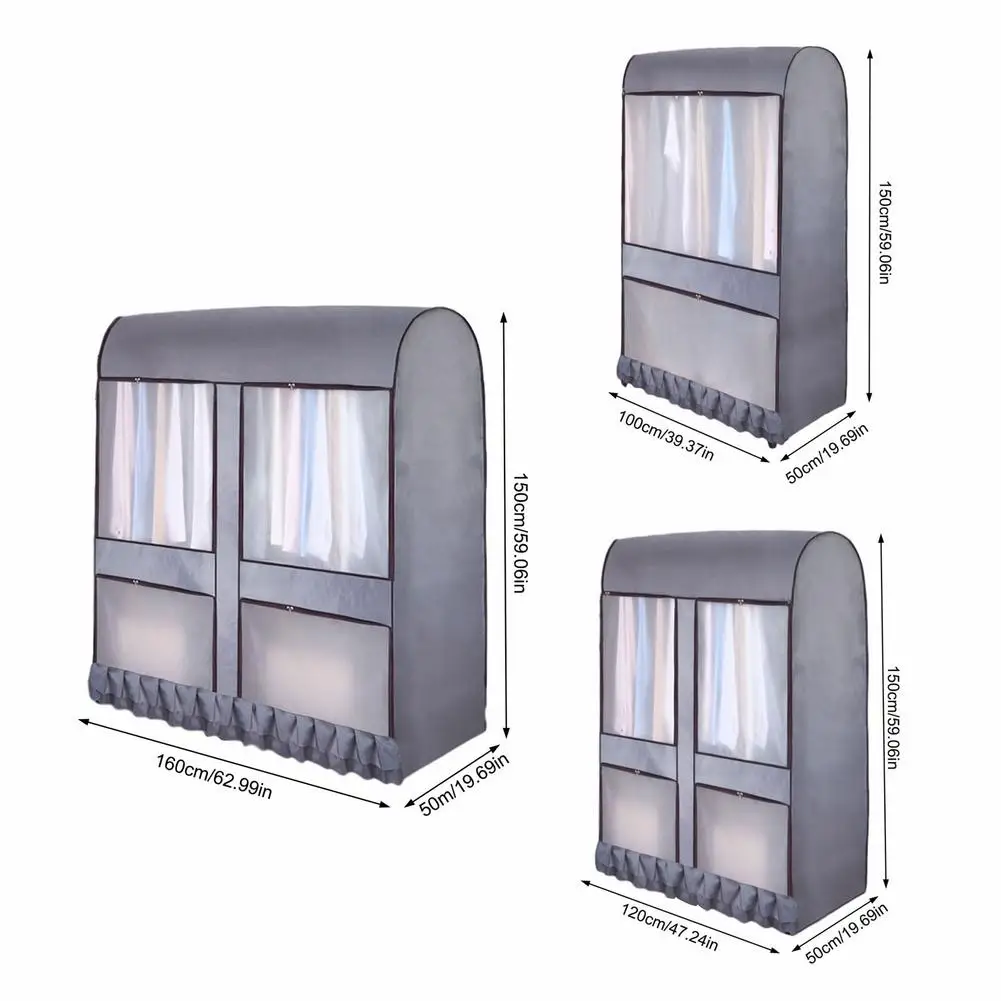 

Wardrobe Dust Cover Clothes Dust Cover Dustproof Garment Cloth Storage Suit Coat Protector Storage Bag Hanging Organizer