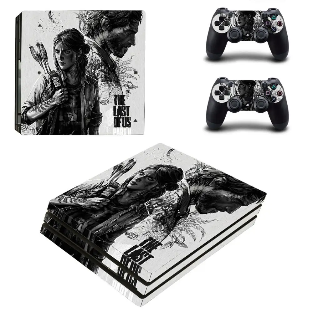 The Last of Us PS4 Pro Stickers Play station 4 Skin Sticker Decals Cover For PlayStation 4 PS4 Pro Console & Controller Skins