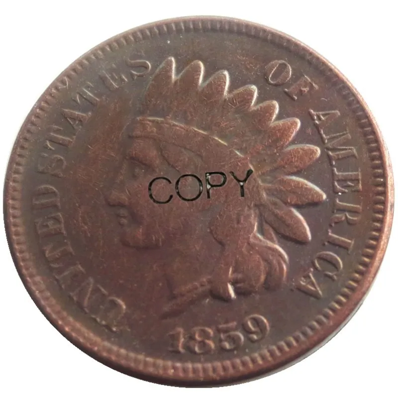 1859 (без щита) индийские медные копировальные монеты | Дом и сад