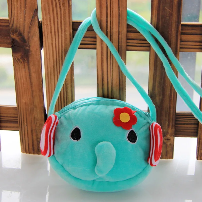 Милый детский кошелек для мелочи Мультяшные плюшевые сумки-мессенджеры милые