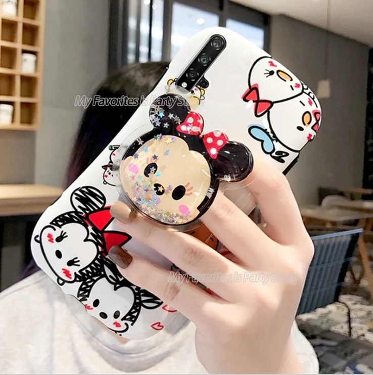 Disney Mobile Phone Case Mickey Minnie Mouse Cover Cartoon TPU Holder for Iphone 11 Pro Max 12 Mini Xs Xr 8plus | Дом и сад