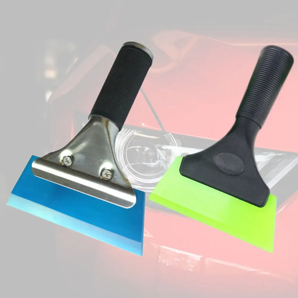 Скребок резиновый износостойкий из нержавеющей стали для чистки автомобиля 2 шт.|