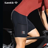 santic men cycling shorts coolmax 4d pad shockproof mtb bike shorts breathable reflective anti pilling asian size