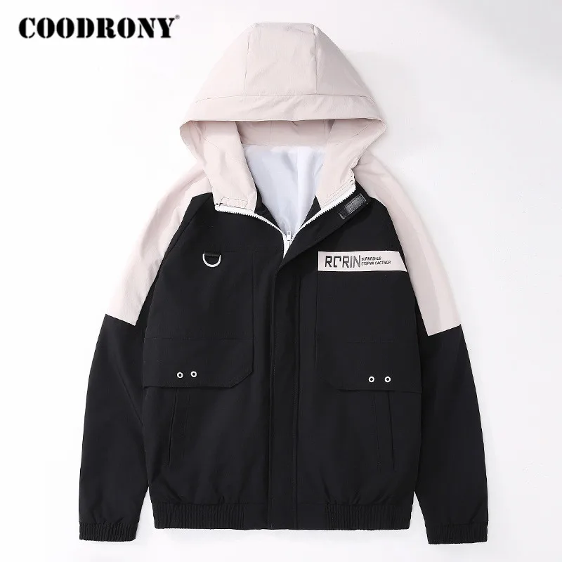 Куртка COODRONY мужская с капюшоном повседневная верхняя одежда уличная C8006 Осень
