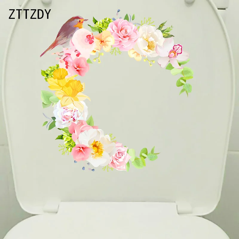 

ZTTZDY 22,9 см × 24,2 см роспись гирлянда классический художественная Наклейка на стену Mural дома комнаты туалета украшения T2-0750