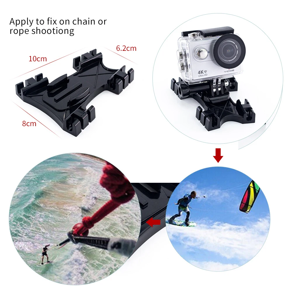 Пластиковый адаптер для крепления воздушного змея аксессуар 10 9 8 7 SJCAM SJ4000 SJ6 SJ8 YI