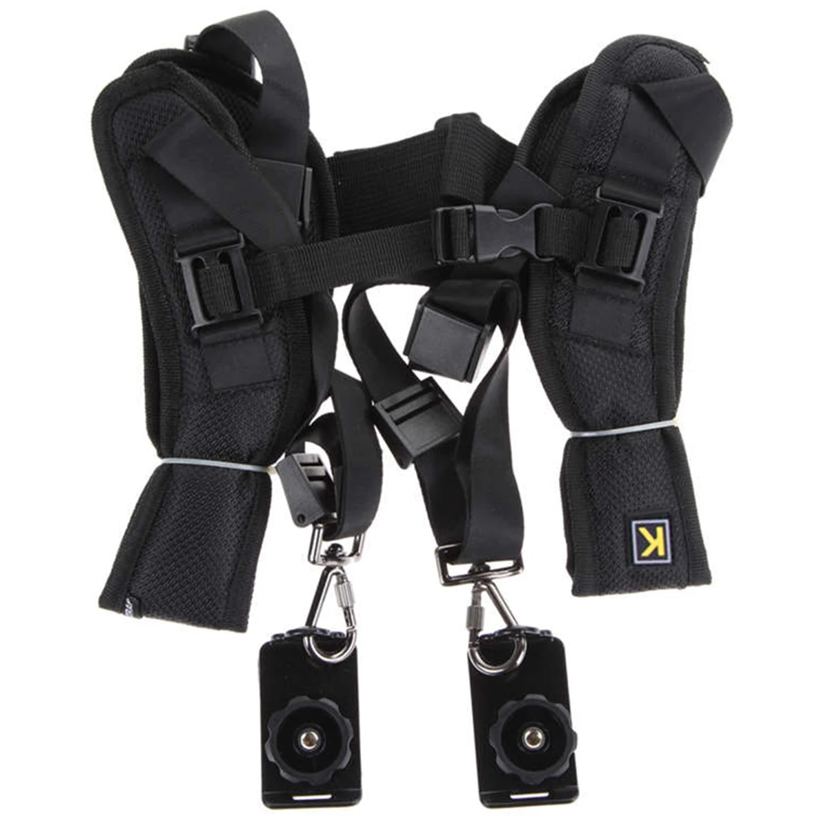 Двойной плечевой ремень для камеры Регулируемый двойной быстросъемный