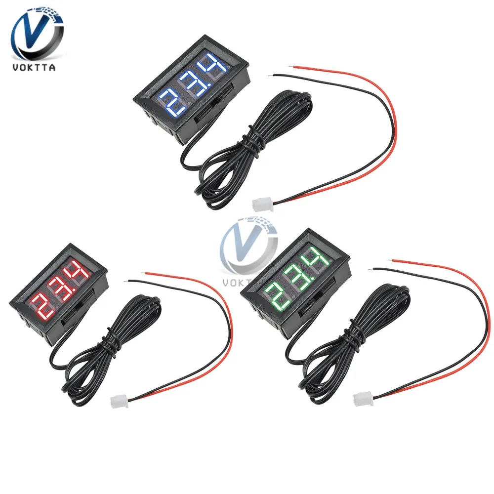 DC4 28V детектор температурного контроллера с водонепроницаемым датчиком NTC тестер