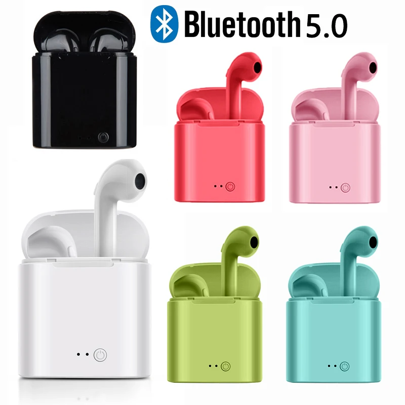 I7s наушники вкладыши TWS с беспроводной динамик Bluetooth 5 0 стерео гарнитура для