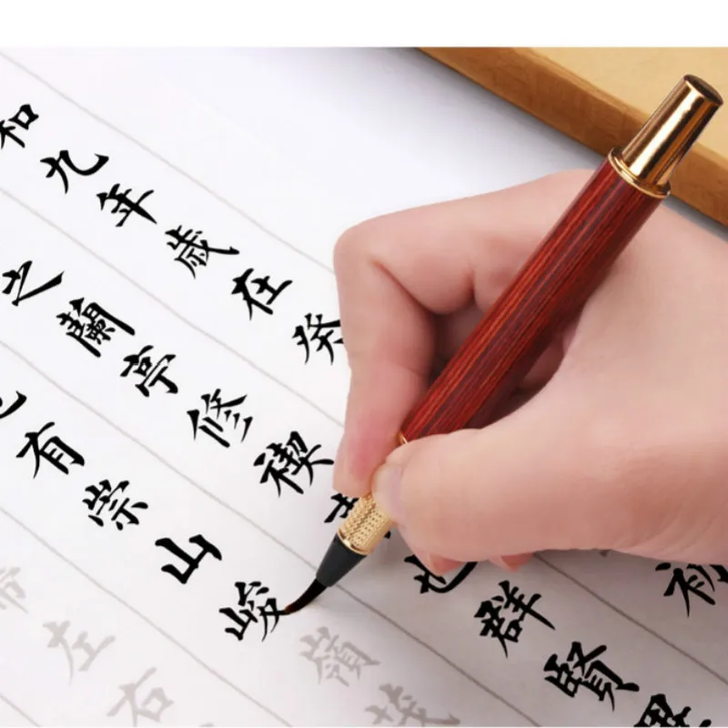 

Weasel Hair Chinese Calligraphy Brushes Pen Tinta China Regular Script Brush Pen Ink Absorber Writing Brushes Writing Supplies