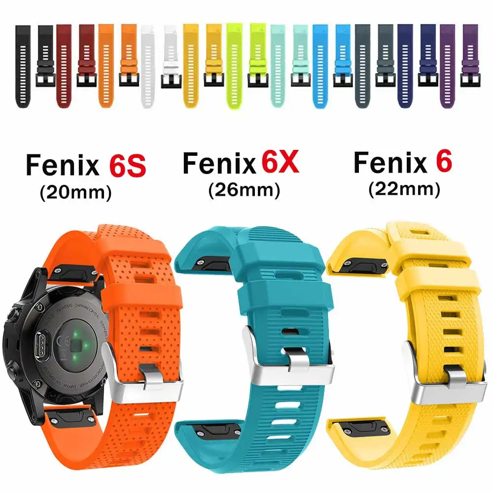 Ремешок для часов Garmin Fenix 5X5 5S 3 3HR D2 S60 gps часы Quick Release силиконовый Easyfit ремешок на