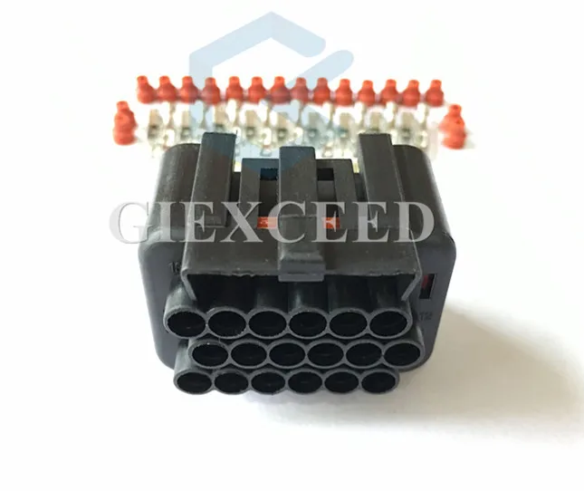 18 Pin 344106 1 344107 разъем Econoseal прямоугольный PCB Автомобильный ECU для