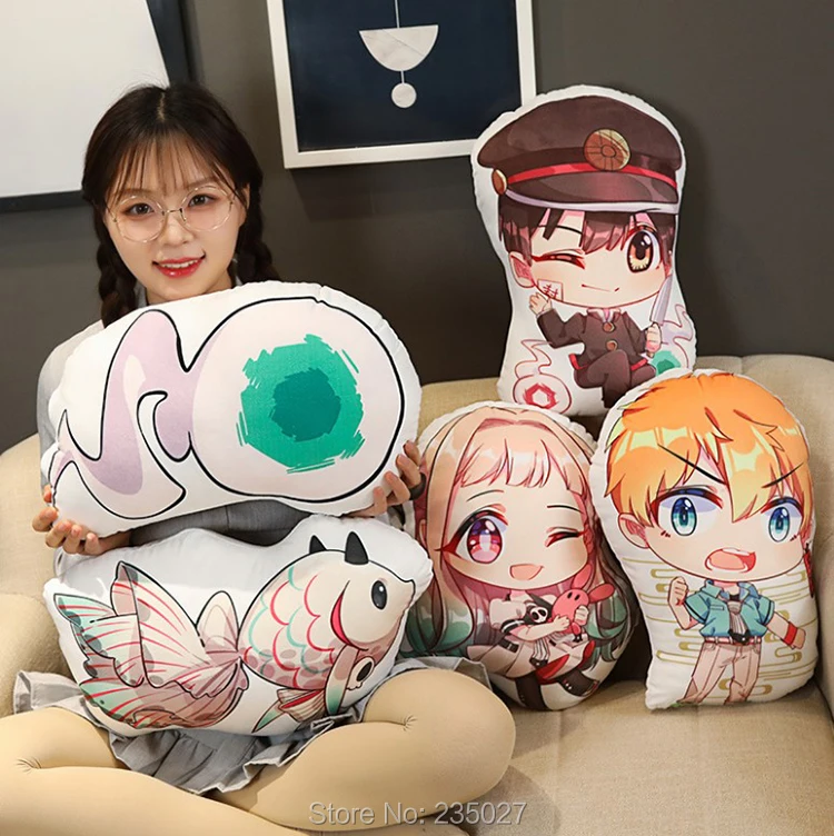 

Anime Toilet Bound Hanako Kun Figure Toys Yahiro Nene Minamoto Kou Yugi Amane Plush Doll Pillow 40cm Cosplay for Gift
