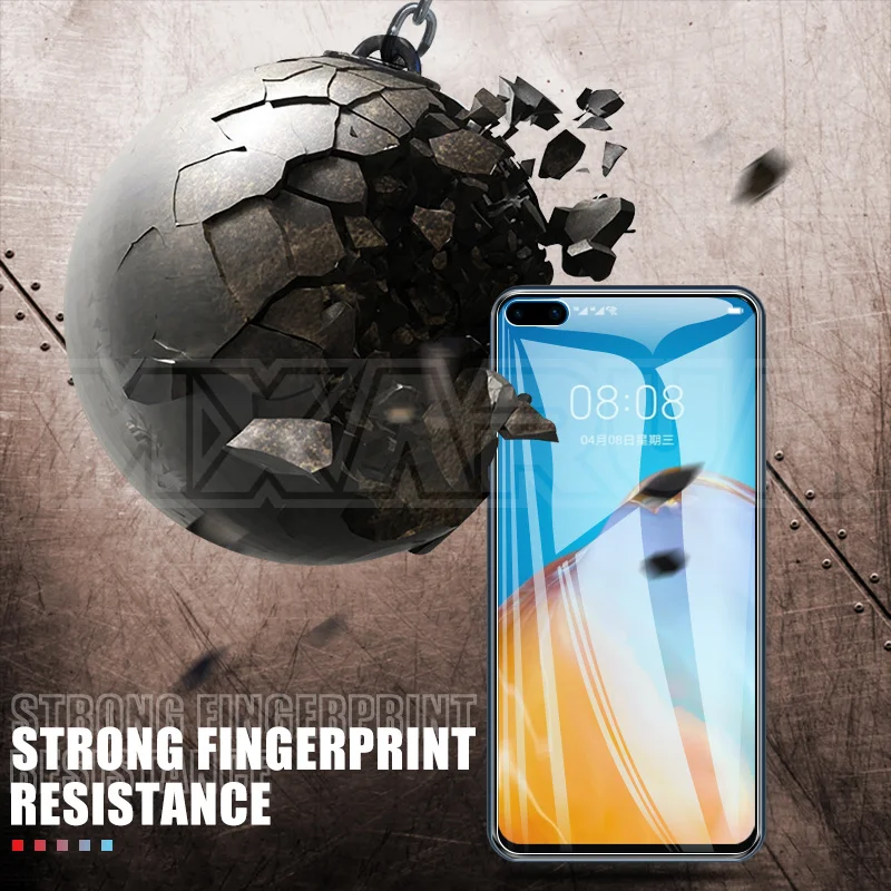 9D Anti-Burst Tempered Glass For Huawei P30 P40 Lite E Protective Glass P20 Pro P10 Plus P Smart Z S 2019 2021 Screen Film Case
