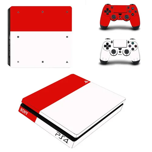 P4SQB0301 500 миллионов Ограниченная серия полное покрытие лицевые панели PS4 тонкая кожа Наклейка для playstation 4 консоль и контроллер PS4 наклейка - Цвет: P4SQB0301