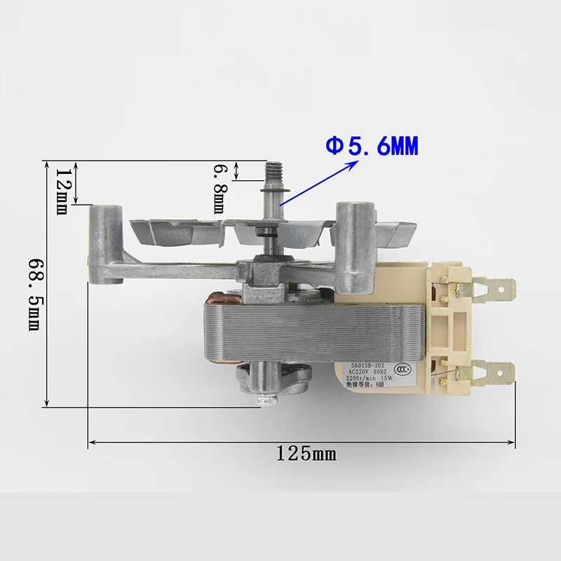 Двигатель духовки для коммерческой электрической двигатель вентилятора с