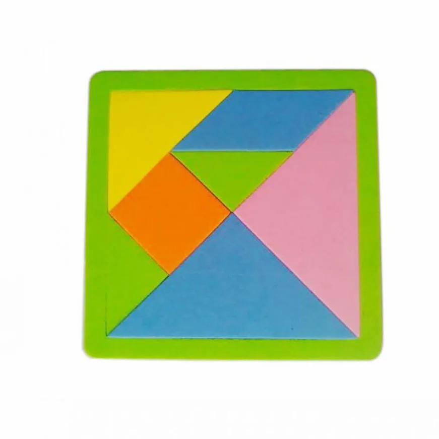 7 штук EVA пена Tangram мозга обучающая игра головоломка детские игрушки|Пазлы| |