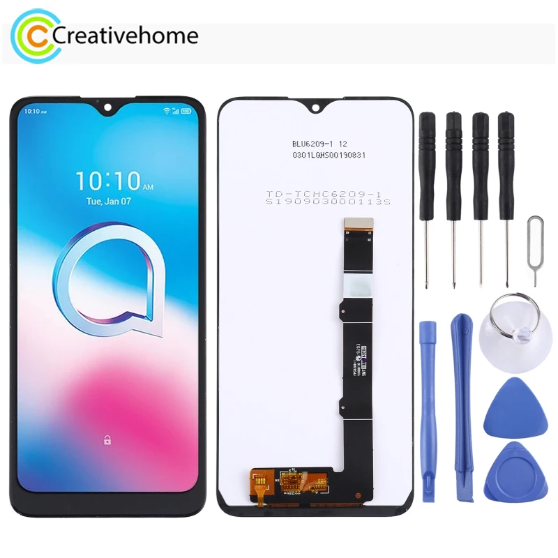 ЖК-экран и дигитайзер в сборе с/без рамки для Alcatel 1S 2020 OT5028 5028 5028Y 5028A 5028D 5028U