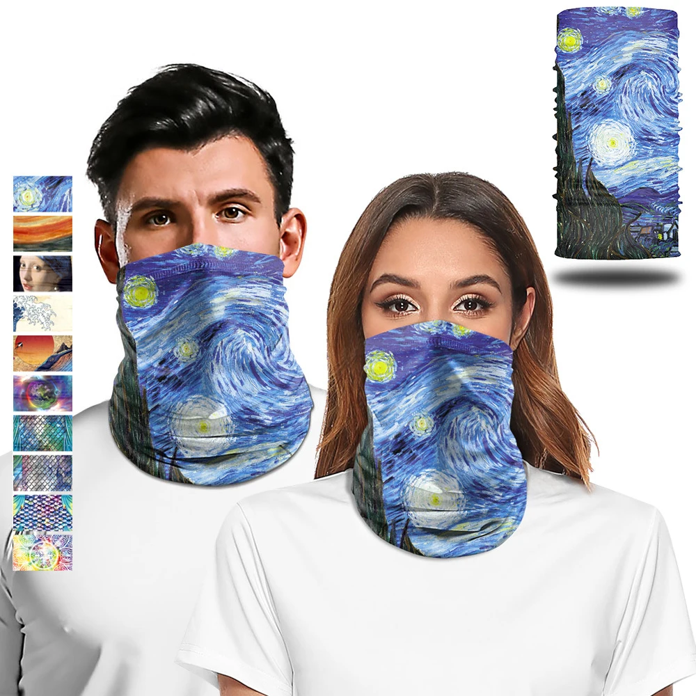 

Fashion Multifunction Sun Protection Scarf Neck Outdoor Sport Cycling Mountaineering Headband Unisex Windproof Dust-proof Scarf