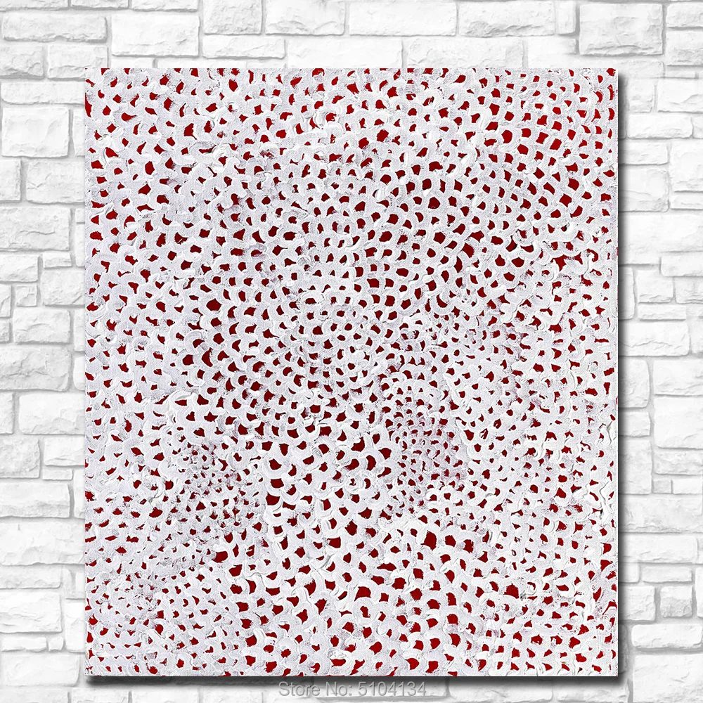 Модное настенное искусство Yayoi_kusama_nets картина маслом для гостиной украшение дома