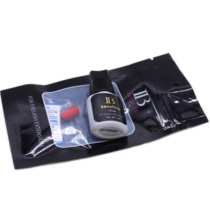 2 бутылки чувствительный клей IB Профессиональный индивидуальный для наращивания