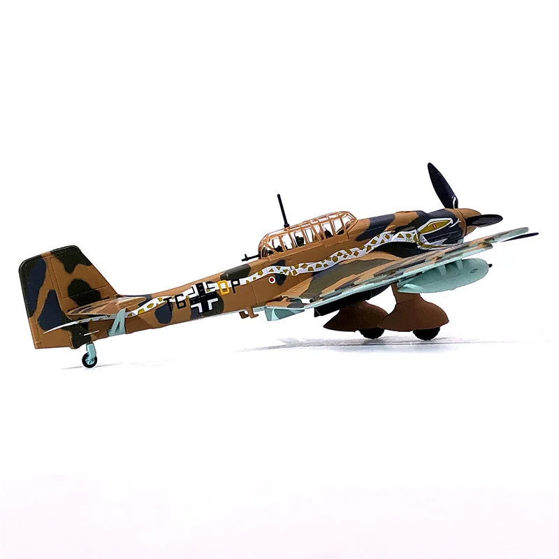 Модель немецкого боевого самолета Stuka JU-87 Dive модель литая металлического