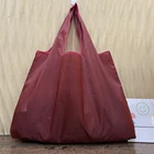 Большая многоразовая сумка для покупок для продуктов, сумка-тоут, 50 фунтов, XL, модная карманная сумка, складная Женская моющаяся сумка на плечо