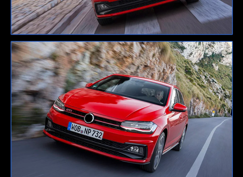 2 шт. автомобильный Стайлинг для VW Polo фары- Polo светодиодный фонарь DRL фара ближнего света дальнего света все светодиодный