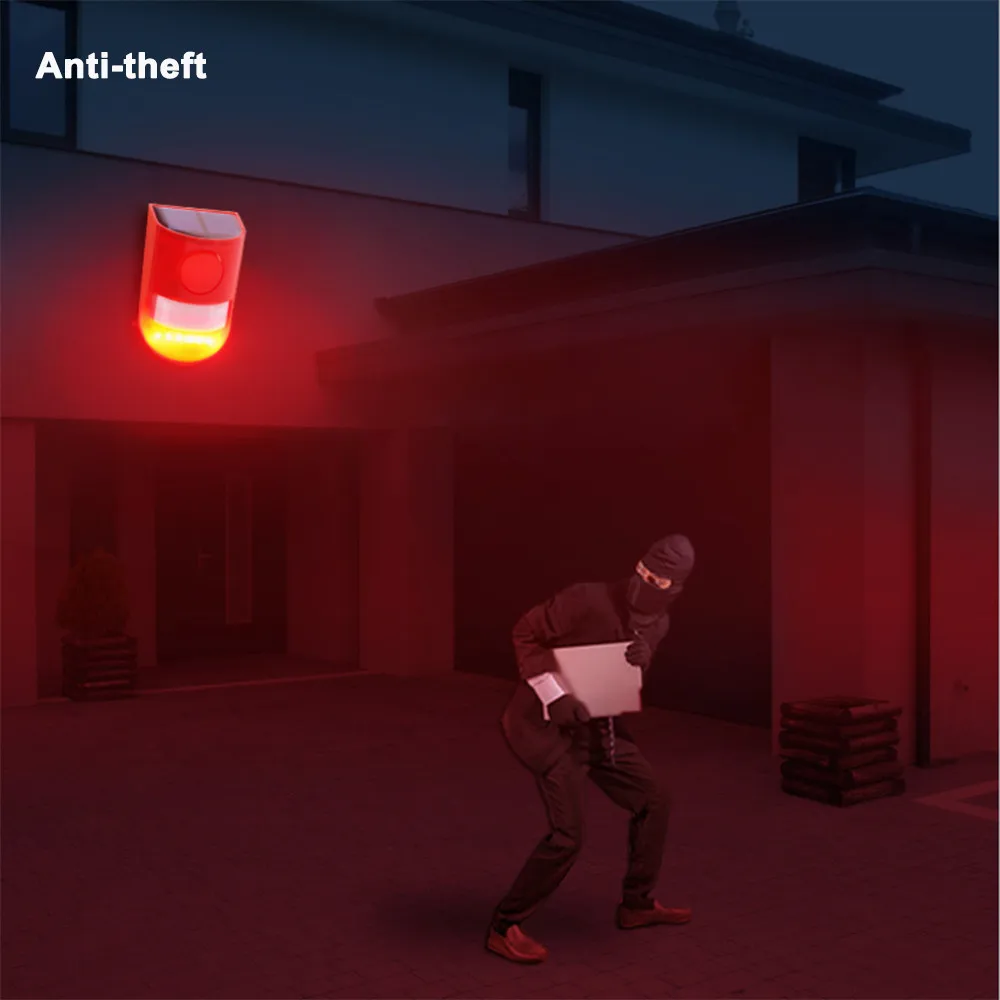 Уличная лампа с пассивным ИК датчиком движения водонепроницаемый фонарь 6